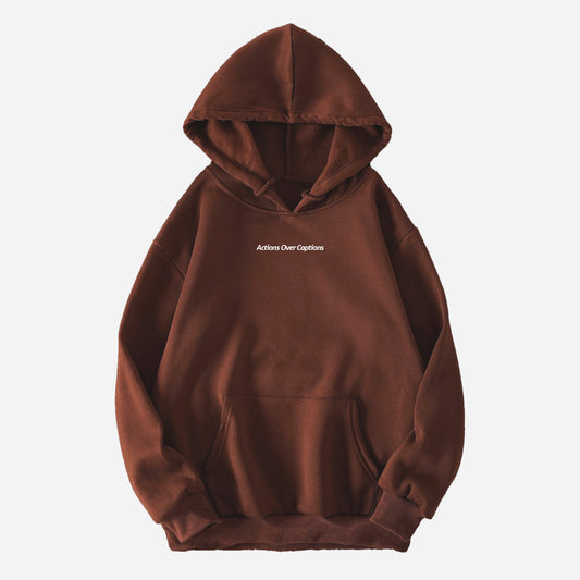 Actions Over Captions Hoodie