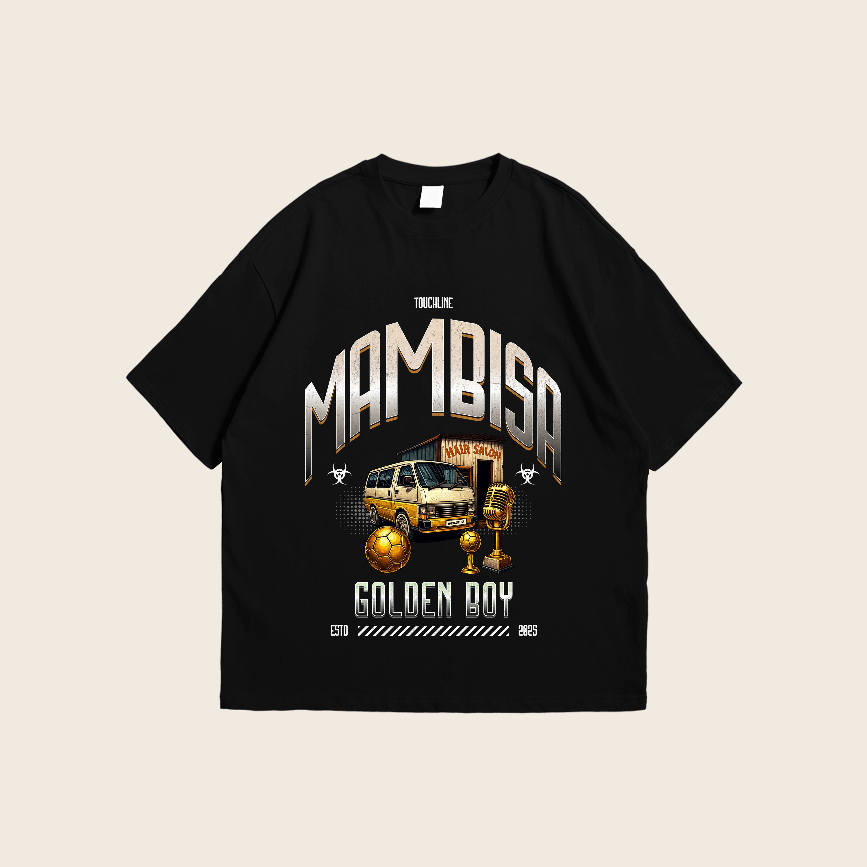 Mambisa Golden Boy T-shirt | Black – Touchline