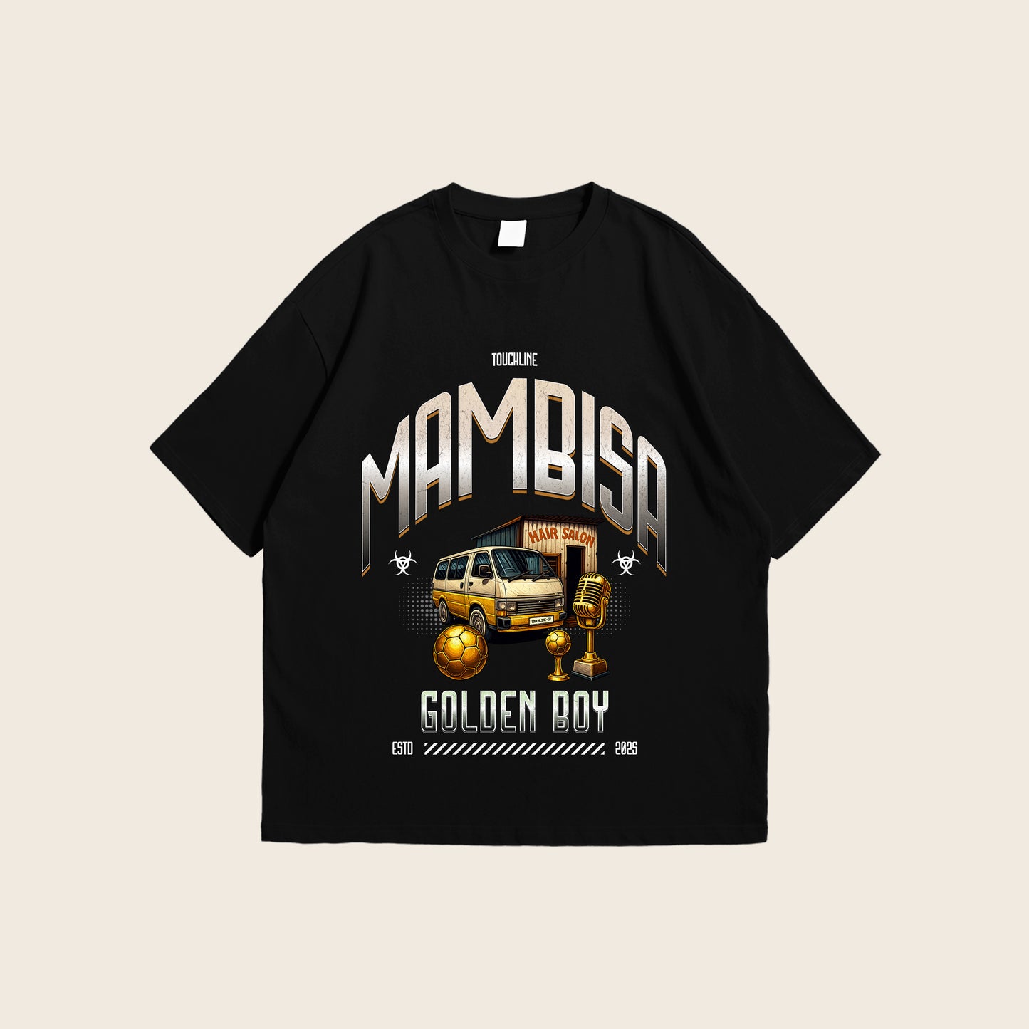 Mambisa Golden Boy T-shirt | Black