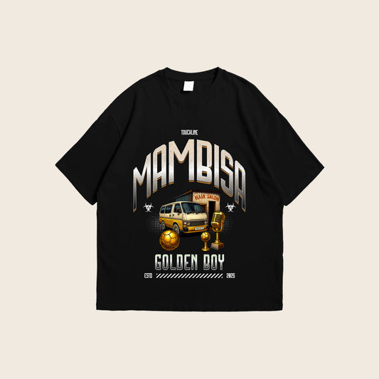 Mambisa Golden Boy T-shirt | Black