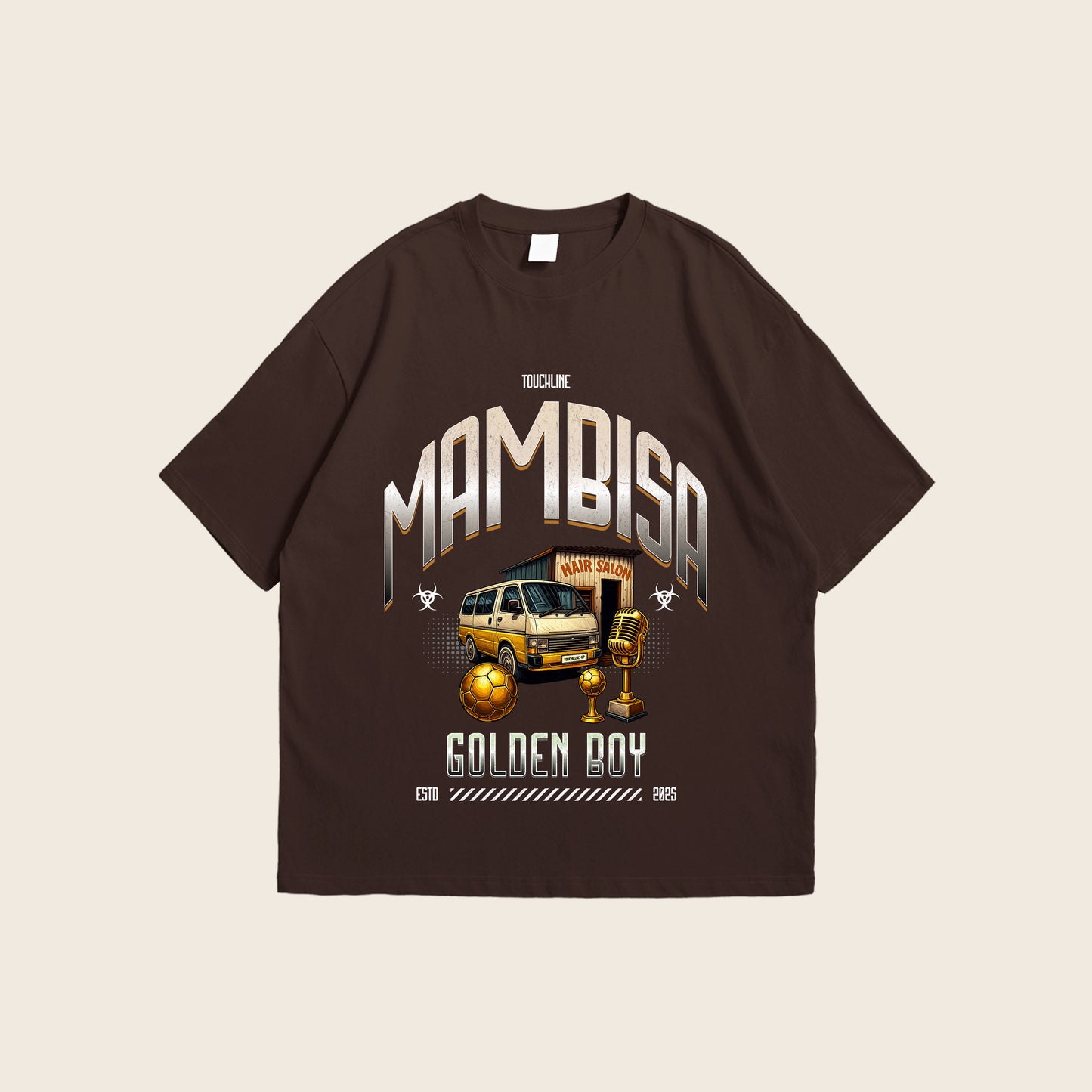 Mambisa Golden Boy T-shirt | Brown