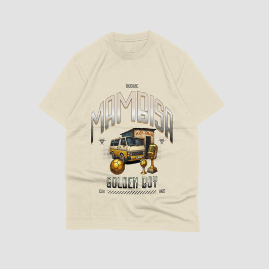 Mambisa Golden Boy T-shirt | Cream White